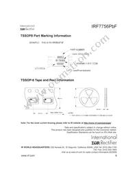 IRF7756TRPBF Datasheet Page 9