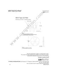 IRF7807D1PBF Datasheet Page 8