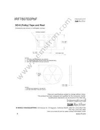 IRF7807D2PBF Datasheet Page 8