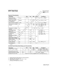 IRF7807D2TR Datasheet Page 2