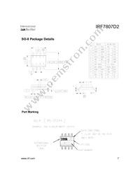 IRF7807D2TR Datasheet Page 7