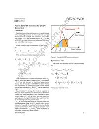 IRF7807VD1TR Datasheet Page 3