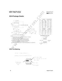 IRF7807VD2TR Datasheet Page 8