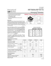 IRF7809ATR Datasheet Cover