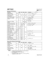 IRF7822TRR Datasheet Page 2