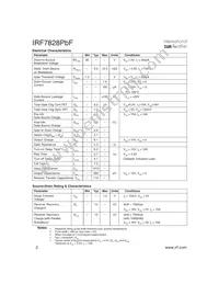 IRF7828TRPBF Datasheet Page 2