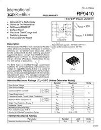 IRF9410TR Datasheet Cover