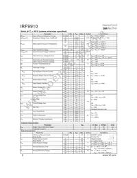 IRF9910 Datasheet Page 2