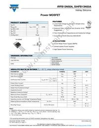 IRFB13N50A Datasheet Cover