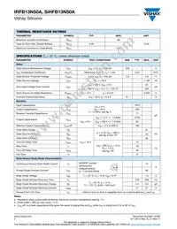 IRFB13N50A Datasheet Page 2