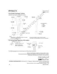 IRFB4215 Datasheet Page 8