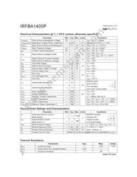 IRFBA1405P Datasheet Page 2