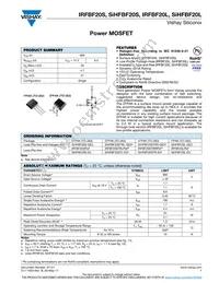 IRFBF20STRR Datasheet Cover