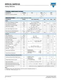 IRFD123PBF Datasheet Page 2