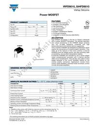 IRFD9010 Datasheet Cover