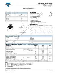 IRFDC20 Datasheet Cover