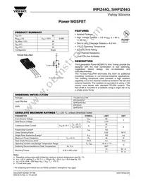 IRFIZ44G Datasheet Cover