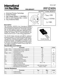 IRFIZ48N Datasheet Cover