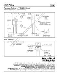 IRFIZ48N Datasheet Page 8