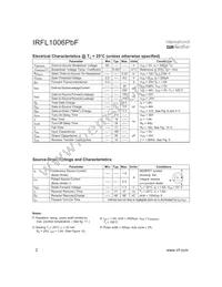 IRFL1006PBF Datasheet Page 2