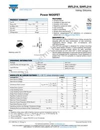 IRFL214PBF Datasheet Cover