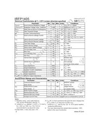 IRFP1405 Datasheet Page 2
