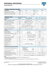 IRFP22N50A Datasheet Page 2