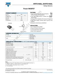 IRFP31N50L Datasheet Cover