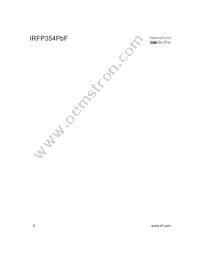 IRFP354PBF Datasheet Page 2