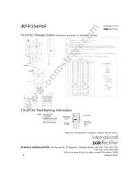 IRFP354PBF Datasheet Page 8