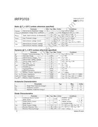 IRFP3703 Datasheet Page 2