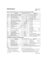 IRFPS3810 Datasheet Page 2
