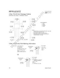 IRFR2307Z Datasheet Page 10