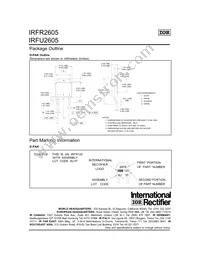 IRFR2605 Datasheet Page 8