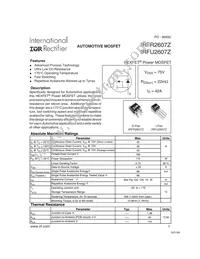 IRFR2607Z Datasheet Cover