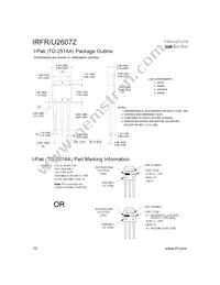 IRFR2607Z Datasheet Page 10