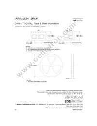 IRFR3412TRPBF Datasheet Page 10