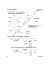 IRFR3704ZTRL Datasheet Page 10