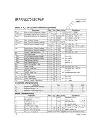 IRFR3707ZCTRLP Datasheet Page 2