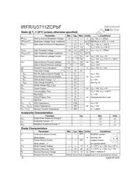 IRFR3711ZCTRPBF Datasheet Page 2