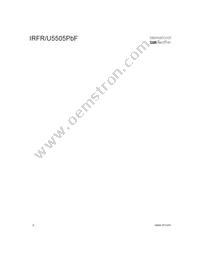 IRFR5505CTRLPBF Datasheet Page 2