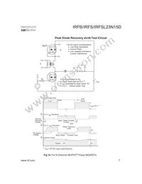 IRFSL23N15D Datasheet Page 7