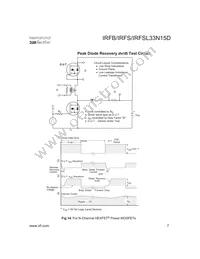 IRFSL33N15D Datasheet Page 7