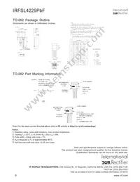 IRFSL4229PBF Datasheet Page 8