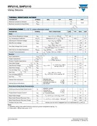 IRFU110 Datasheet Page 2