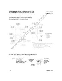 IRFU12N25D Datasheet Page 8