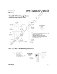 IRFU12N25D Datasheet Page 9