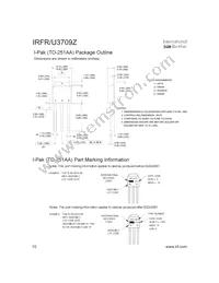 IRFU3709Z-701P Datasheet Page 10