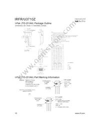 IRFU3710Z-701P Datasheet Page 10
