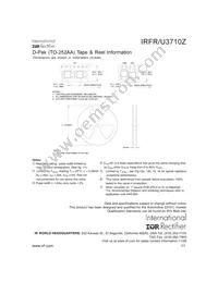 IRFU3710Z-701P Datasheet Page 11